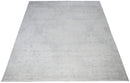 Modern Solid Design Silver Hand Loom Viscose 5x8 Area Rug