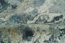 Modern Abstract Blue and Beige Hand Knotted 8x10 Bamboo Silk Rug