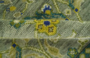8x10 Traditional Floral Green and Blue Hand Knotted wool area rug