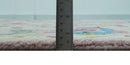 8x10 Vibrant Colorful Pink, Olive and Blue Oriental Oushak Hand Tufted area rug