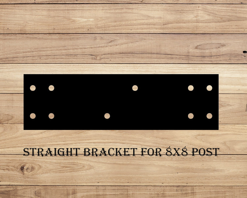 Industrial Style Brackets for 8x8 Dimensional Lumber