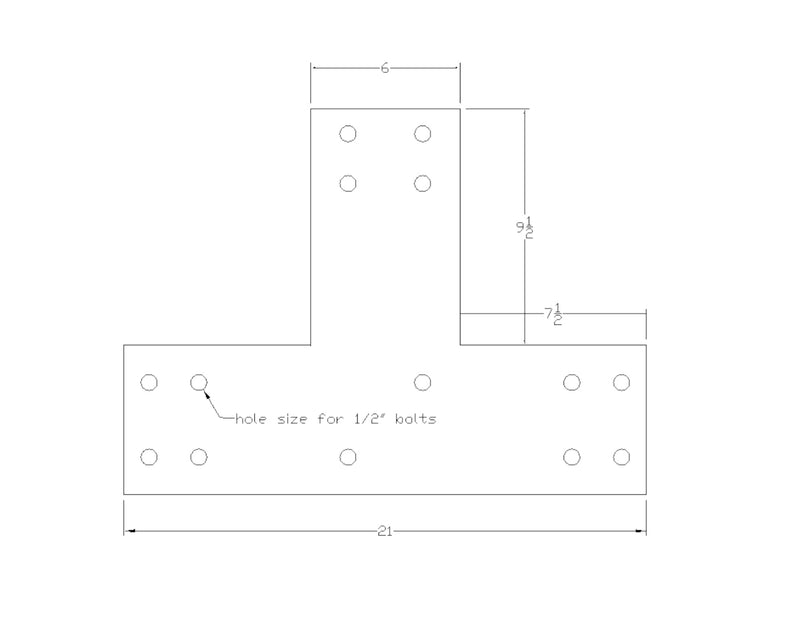 Industrial Style Brackets for 8x8 Dimensional Lumber