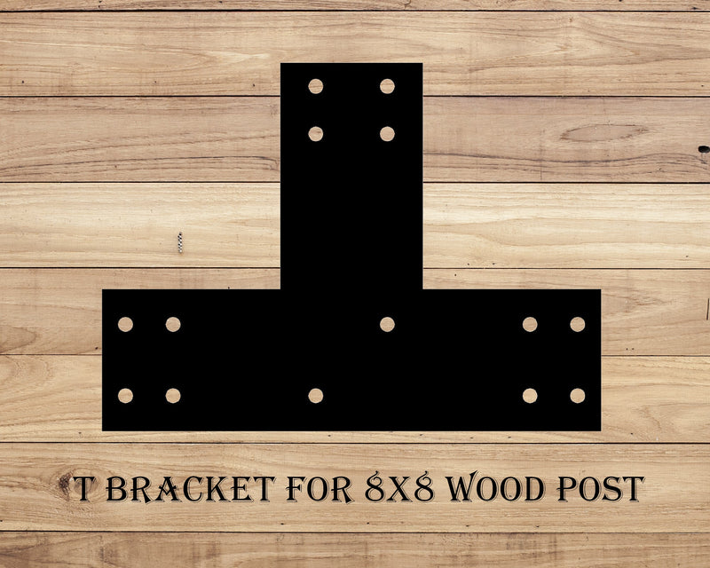 Industrial Style Brackets for 8x8 Dimensional Lumber