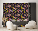 Dark Floral Wallpaper