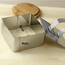 9 piece stainless steel bakeware mold set kitchen cookie cutters