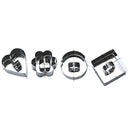 9 piece stainless steel bakeware mold set kitchen cookie cutters