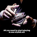 Poker set in a wooden case