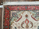3' 4" X 5' Vintage Handmade Ultra Fine Floral Oriental Turkish Rug Carpet Wow