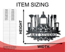 Metal Artist Easel Wall Art | Art Studio Metal Sign | Indoor Outdoor | Up to 46" | Over 20 Color Options