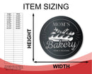 Custom Metal Bakery Wall Art | Indoor Outdoor | Up to 46" | Over 20 Color Options