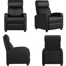 Modern Recliner Sofa With Lumbar Support And Plush Comfort