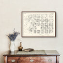Vintage Map of St. Paul, MN Business Section 1929