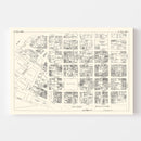 Vintage Map of St. Paul, MN Business Section 1929