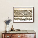 Vintage Map of Ocean Grove, New Jersey 1881