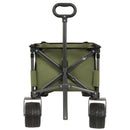 Utility Park Garden Cart Tool Customized Color Folding Camping Trolley Outdoor Picnic Beach Wagon, Green