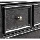 Modern 6 Drawers Dresser 6 Drawers Cabinet,Chest of Drawers Closet Organizers and Storage Clothes Storage Drawers Cabinet for Living Room, Farmhouse Dresser Organizer Black