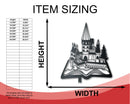 Metal Storybook Castle Wall Art | Indoor Outdoor | Up to 36" | Over 20 Color Options