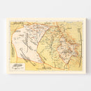 Vintage Map of Mosul, Turkey 1909