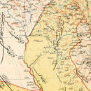 Vintage Map of Mosul, Turkey 1909
