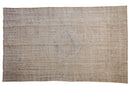 5.5x9.5 Vintage Distressed Oushak Carpet