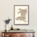 Vintage Map of Wales 1809