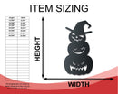Metal Scary Pumpkin Stack Wall Art | Halloween | Indoor Outdoor | Up to 36" | Over 20 Color Options
