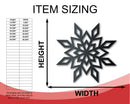 Metal Snowflake | Winter | Indoor Outdoor | Up to 36" | Over 20 Color Options