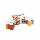 Rosa Start Metallic Decorative Acrylic Paint Set, 6 colors (0.68 oz each)
