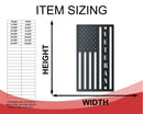 Metal Veteran USA Flag Wall Art | Veterans Patriotic | Indoor Outdoor | Up to 36" | Over 20 Color Options