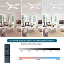 52 Inch Energy Efficient Ceiling Fan With Remote Control