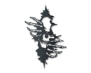 Metal Skull in the Wall Art | Halloween | Indoor Outdoor | Up to 36" | Over 20 Color Options