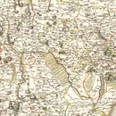Vintage Map of Lincolnshire County England, 1801