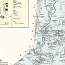Vintage Map of Huntington, Massachusetts 1873