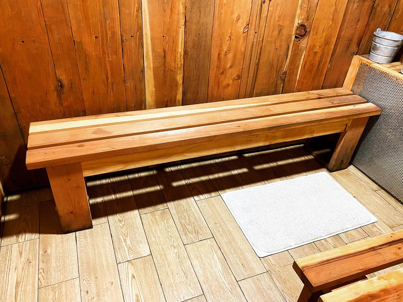 Sauna Redwood Bench