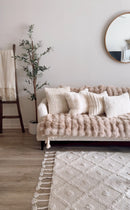 Alpine Faux Fur Pillow Cover, 18"