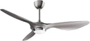 52 Inch Smart WiFi Ceiling Fan With Light And Remote Silver