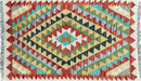 Small Kilim Rug 2x3 Colorful Turkish Kilim Accent Rug New Flatweave Wool Kilim Chobi Kilim Diamond Zigzag Playroom Rug