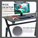 47x23 Gaming Desk Cup Holder For Home Office Setup