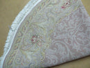 6' X 6' Round Handmade Fine Chinese Floral Oriental Silk Wool Rug Carpet Nice