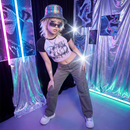 90s Style Holographic Rainbow Bucket Hat