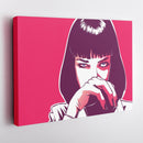 Pulp Fiction Canvas Art – Uma Thurman Movie Wall Decor
