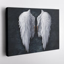 Banksy Angel Wings Canvas Wall Art Decor - Urban Street Art Poster