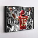 Patrick Mahomes Canvas Art – Touchdown NFL Wall Decor