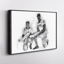 Willie Mays & Willie McCovey Canvas Art – San Francisco Giants Wall Decor