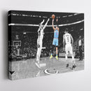 Tyler Herro Canvas Art – Clutch Shot Basketball Decor
