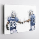 Peyton Manning & Marvin Harrison Canvas Art – Indianapolis Colts Wall Decor