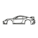 911 GT3 Model 992 Metal Car Wall Art - NC0855