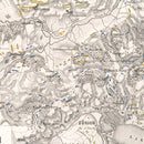 Vintage Map of the Battle of Zurich, 1799