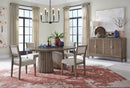 Kavanaugh - Round Dining Table - Weathered Kona Brown