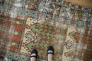 4.5x10.5 Vintage Distressed Oushak Rug Runner
